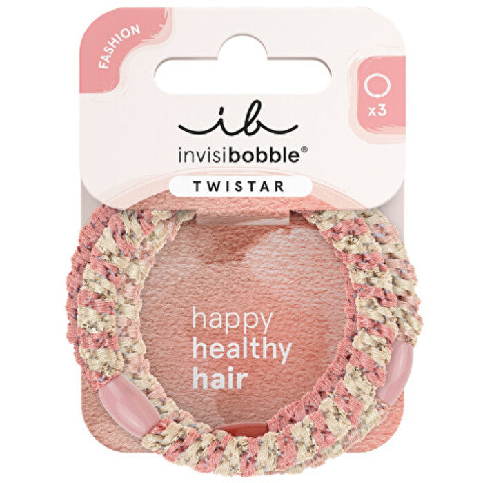 Invisibobble Twistar Blush Braids (3 vnt)