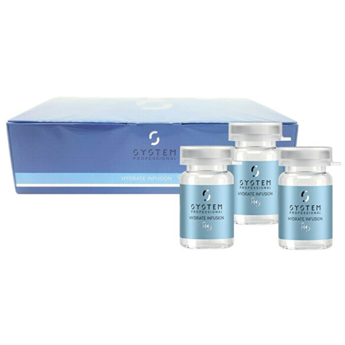 „System Professional Hydrate Infusion“ 20 vnt. – intensyviai drėkinanti plaukų priežiūra
