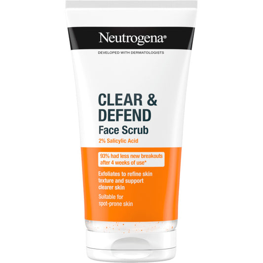 Neutrogena Clear & Defend Face Scrub 150ml