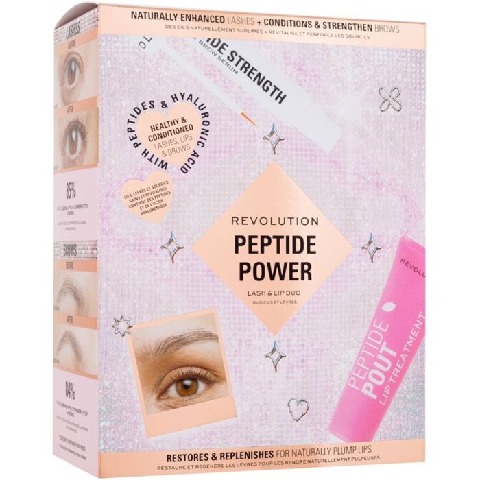 Makeup Revolution Peptide Power Lash & Lip Duo - Gift Set 3ml