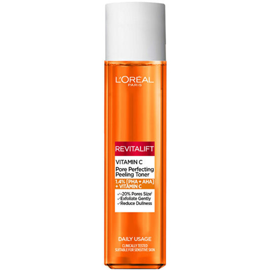L´Oréal Revitalift Vitamin C Pore Perfecting Peeling Toner - Brightening skin toner 180ml