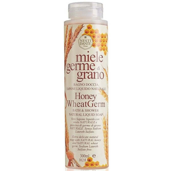 „Nesti Dante“ natūralus skystas muilas su medumi ir kviečių gemalais voniai ir dušui – skystas muilas