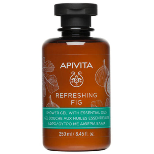 Apivita gaivinamasis figų dušo želė su eteriniais aliejais