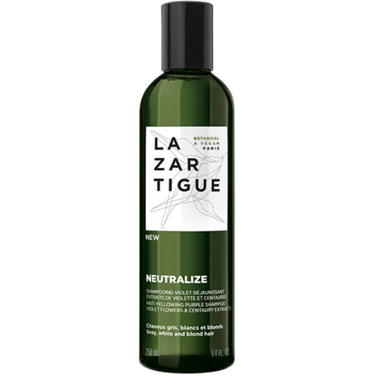 Lazartigue Neutralize Anti-Yellowing Purple Šampūnas – šampūnas neutralizuoja geltonus plaukų tonus