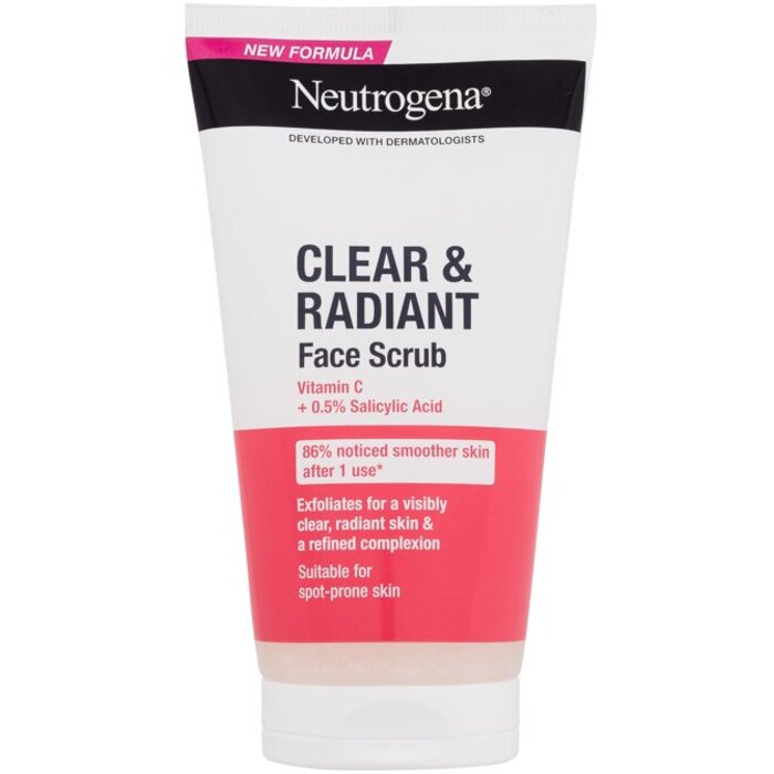 Neutrogena Clear & Radiant Face Scrub - Brightening scrub for problematic skin 150ml