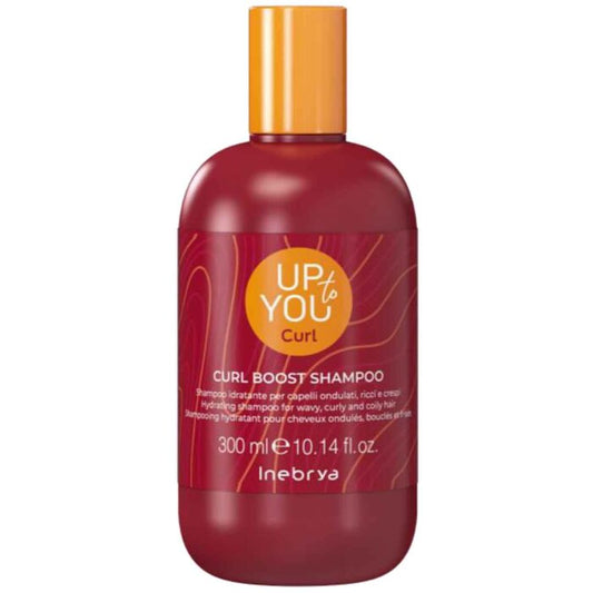 Inebrya „Up to You Curl Boost“ šampūnas – drėkinamasis šampūnas banguotiems, garbanotiems ir pasišiaušusiems plaukams.