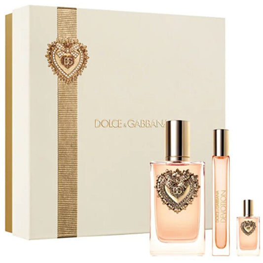  Dolce & Gabbana Dolce & Gabbana Gabbana Devotion Gift Set EDP 100 ml, miniature EDP 10 ml and miniature EDP 5 ml 