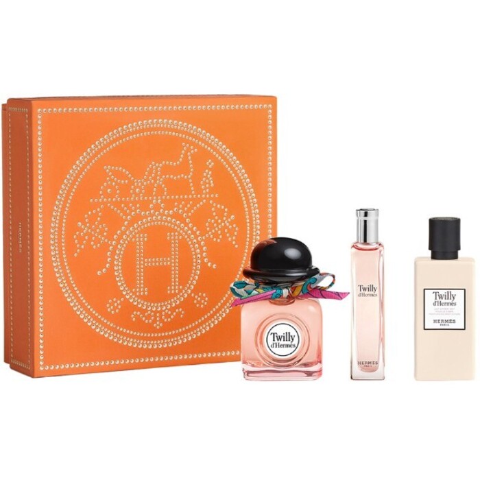 Hermes Twilly D´Hermes Gift Set EDP 50 ml, body lotion 40 ml and miniature EDP 15 ml