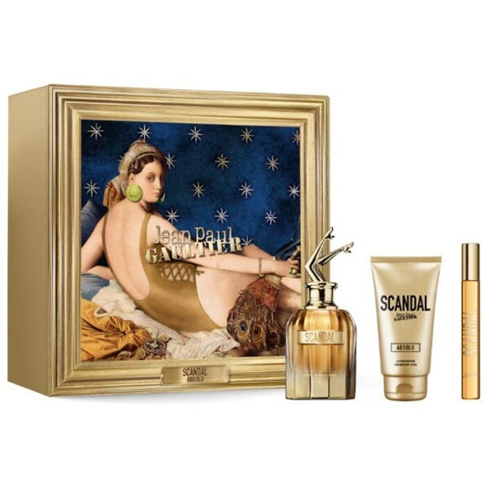  Jean Paul Gaultier Scandal Absolu Gift Set Parfum 80 ml, body lotion 75 ml and miniature 10 ml 