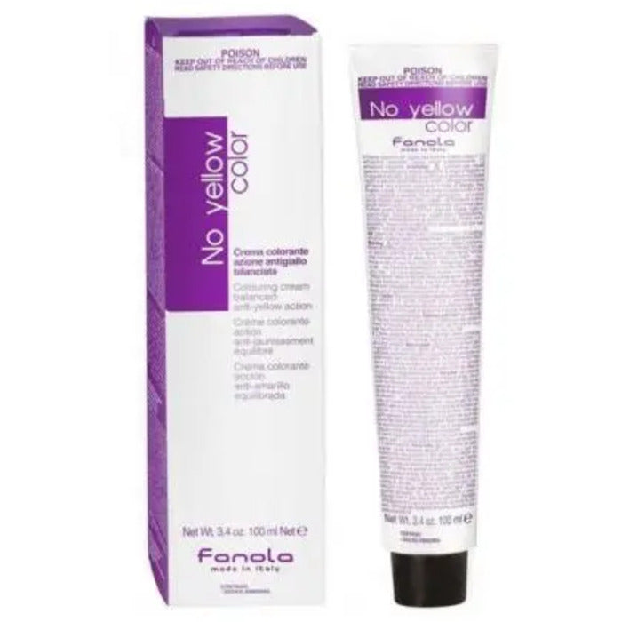 Fanola No Yellow Toner dažomasis kremas - profesionalūs ilgalaikiai plaukų dažai