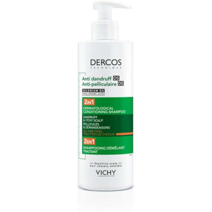 Vichy Dercos 2in1 dermatologinis šampūnas nuo pleiskanų