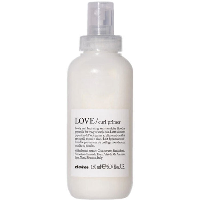 Davines Essential Haircare Love Curl Primer – nenuplaunama garbanotų plaukų priežiūra