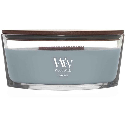 WoodWick Terra Haze Ship (žemės migla) - kvapni žvakė