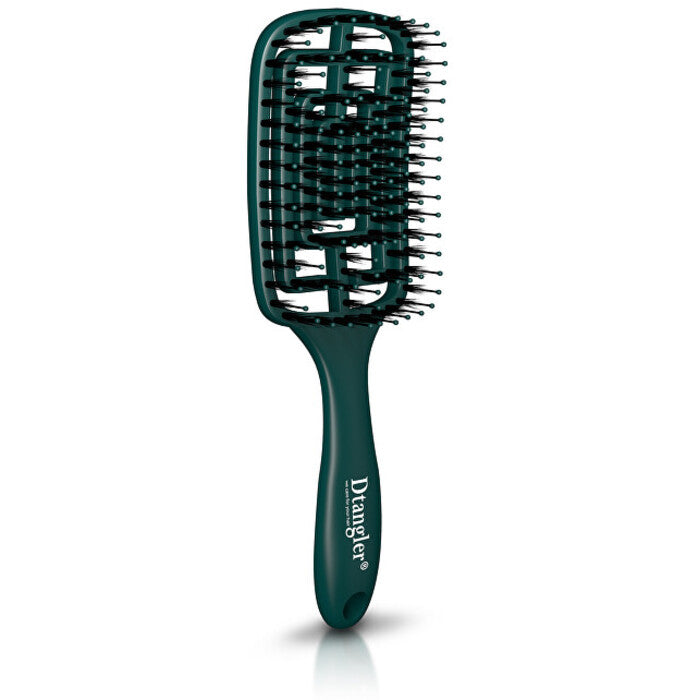 Dtangler Dry Blow GLOW AND GO Emerald Green - Hair Brush