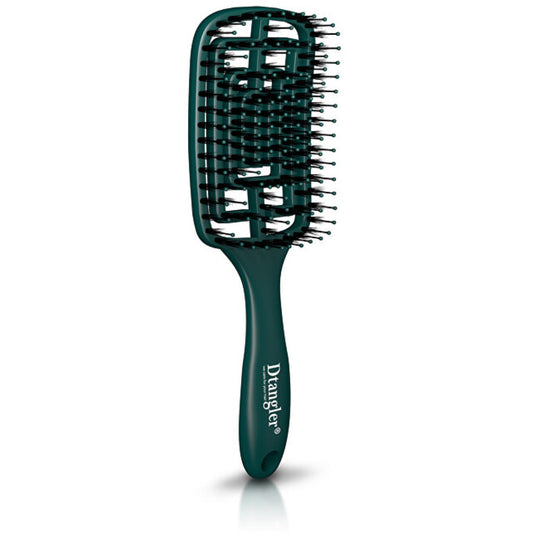 Dtangler Dry Blow GLOW AND GO Emerald Green - Hair Brush