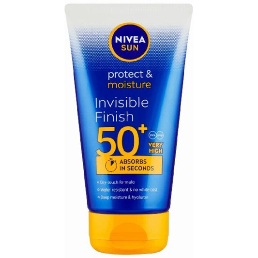Nivea Invisible Finish Sun Protect & Moisture Sun Milk SPF 50+ - Sun Milk 150ml