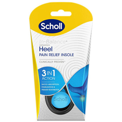 „Scholl In-Balance Heel Pain Relief Insoles“ vidpadžiai (1 pora) – ortopediniai batų įdėklai