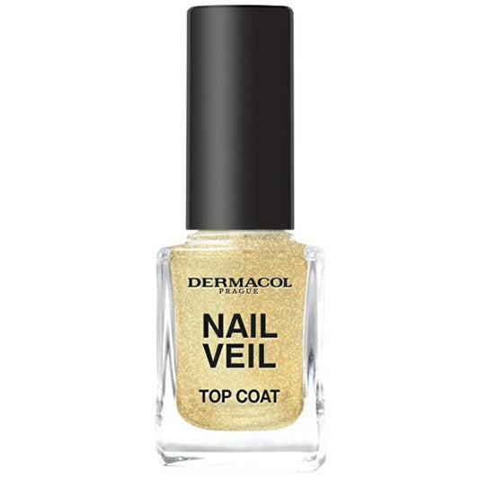 Dermacol Sparkling Nail Veil Top Coat - Nail polish 11 ml Ocean