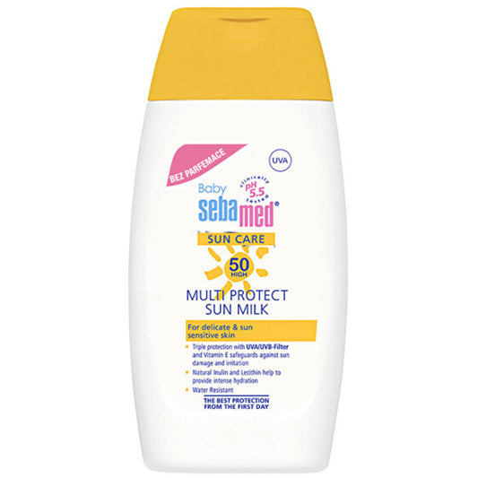 Sebamed Baby Multi Protect Sun Milk OF 50+ - Unperfumed Sun Milk 200ml