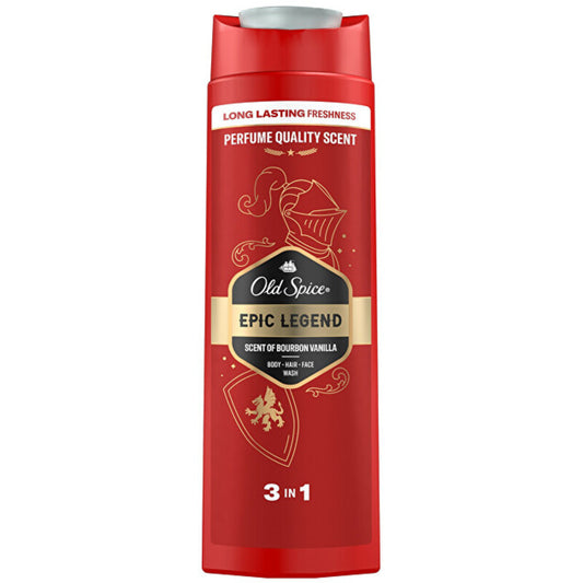 Old Spice Epic Legend Body-Hair-Face Wash - Shower gel 400ml