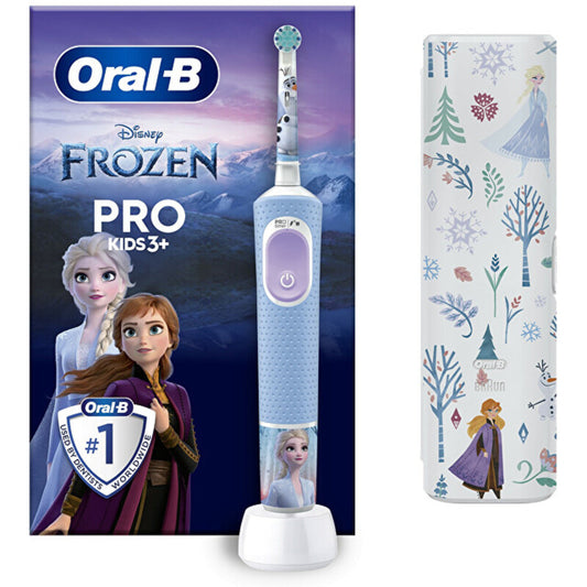 Oral B Vitality Pro Kids Frozen - Electric Toothbrush with Travel Case