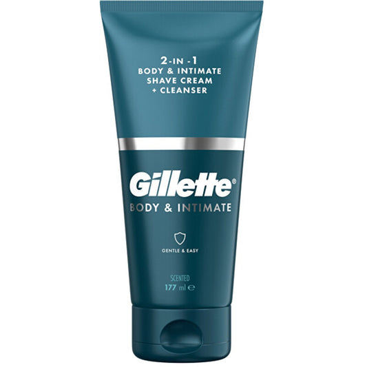 Gillette Body & Intimate Body & Intimate Shave Cream + Cleanser - 2-in-1 shaving cream and cleanser 177ml
