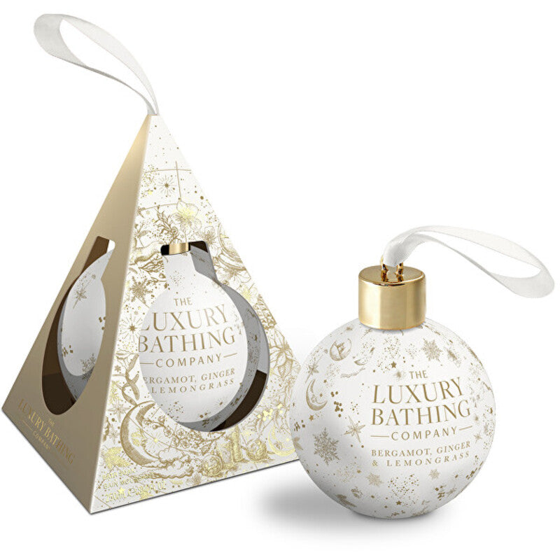  Grace Cole Christmas Bath Foam (Bergamot, Ginger & Lemongrass) - Bath foam in a flask 250ml 