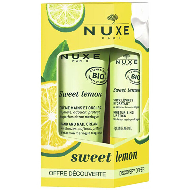 Nuxe Sweet Lemon Hand and Lip Set - Gift set
