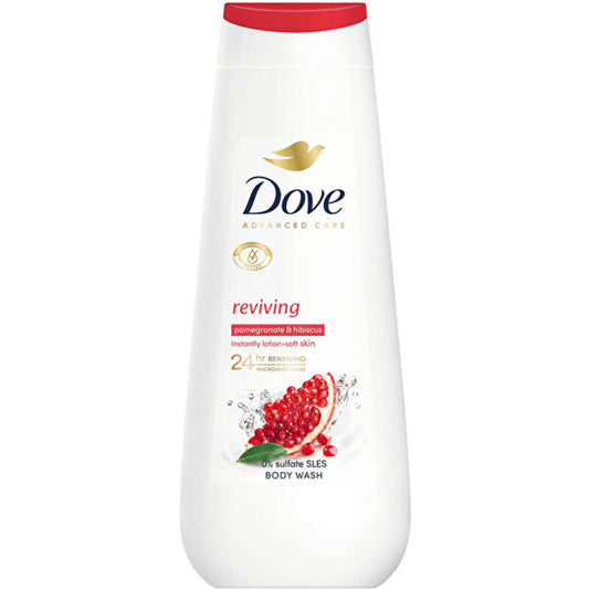 Dove Advanced Care Reviving Body Wash - Shower gel with pomegranate and hibiscus scent 400ml