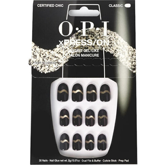 OPI xPRESS/ON Press On Nails - Gel Nails Certified Chic
