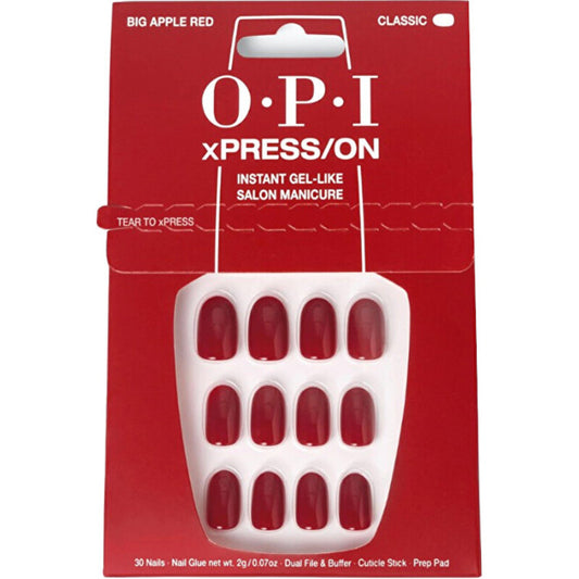 OPI xPRESS/ON Press On Nails - Gel Nails Big Apple Red