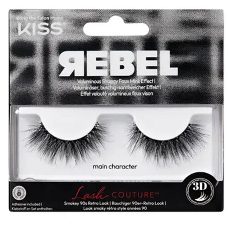 „Kiss My Face Lash Couture Rebel Collection 02 Main Character“ – dirbtinės blakstienos
