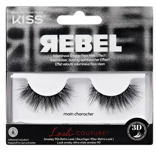 „Kiss My Face Lash Couture Rebel Collection 02 Main Character“ – dirbtinės blakstienos