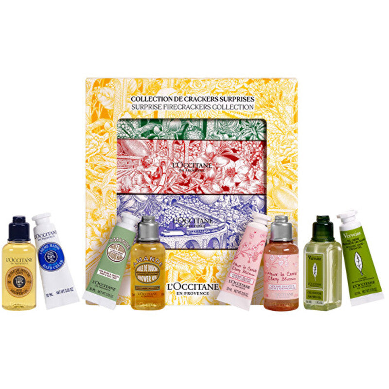 L'occitane Hir & Body Christmas Crackers kolekcija – dovanų rinkinys