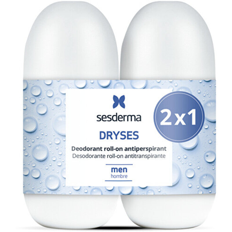 Sesderma Men Dryses Dezodorantas Roll-on antiperspirantas Duo - Roll-on dezodorantų rinkinys vyrams
