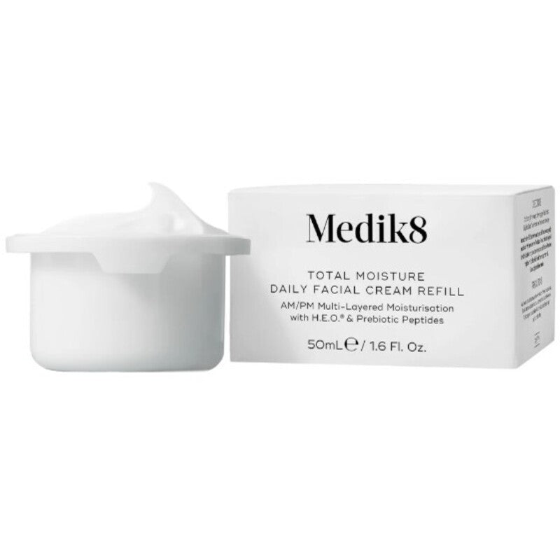 Medik8 Total Moisture Daily Facial Cream papildymas - drėkinamojo veido kremo papildymas