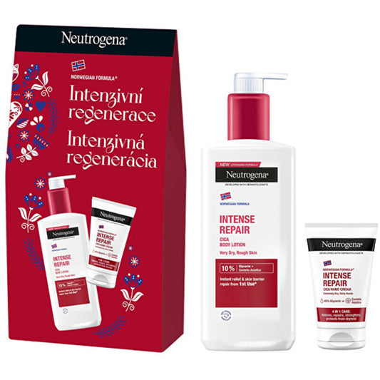 Neutrogena intensyvaus regeneravimo rinkinys – kūno priežiūros dovanų rinkinys