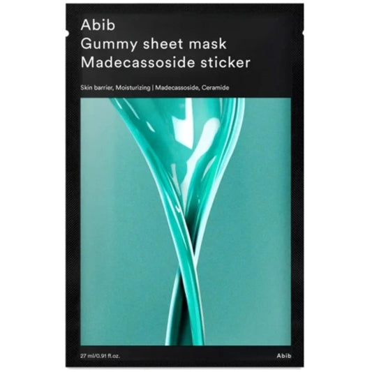 Abib Madecassoside Sticker Gummy Sheet Mask - Drėkinanti lakštinė kaukė