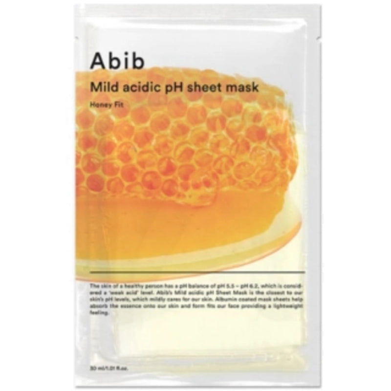 Abib Honey Fit Mild Acidic pH Sheet Mask - Lakštinė kaukė