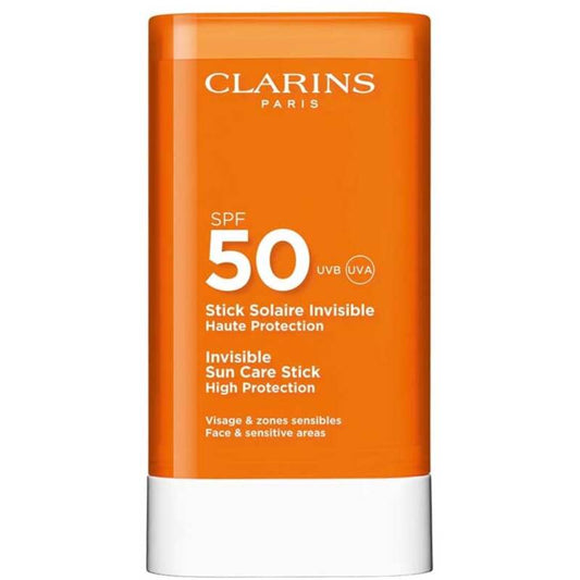 „Clarins Invisible Sun Care Stick SPF 50“ – apsauginis nuo saulės pieštukas jautrioms veido sritims