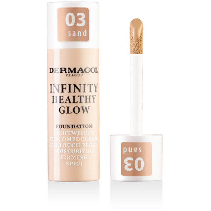 „Dermacol Infinity Healthy Glow“ makiažo pagrindas – šviesinantis makiažo pagrindas, 20 g