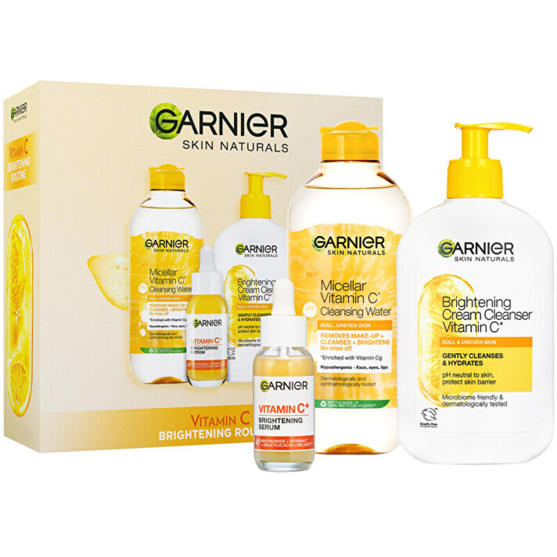 GARNIER vitamino C šviesinantis įprastas rinkinys – odos priežiūros dovanų rinkinys