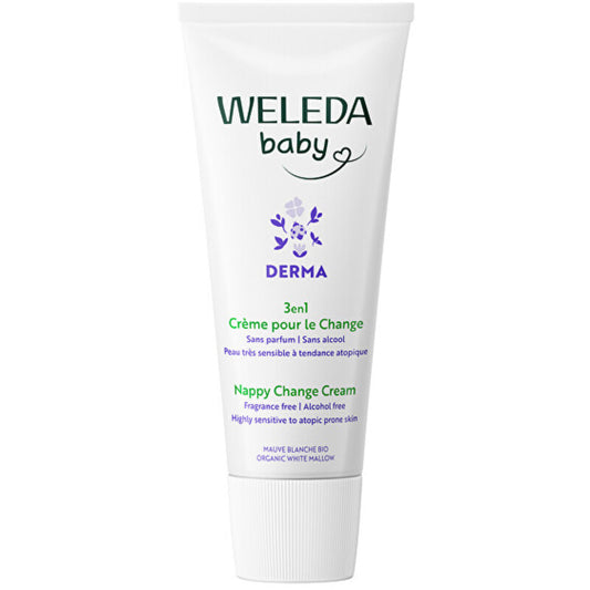 Weleda Derma Nappy Change kremas – 3 viename kremas sėdmenims