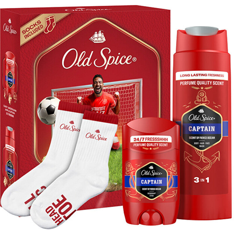 Old Spice Captain Set with Socks - Dovanų rinkinys su kojinėmis