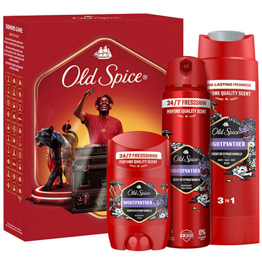 Old Spice Nightpanther dovanų rinkinys - Dovanų rinkinys su domino kauliukais