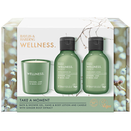 „Baylis & Harding“ imbiero dovanų rinkinys (imbieras, laimas ir bazilikas) - dovanų rinkinys