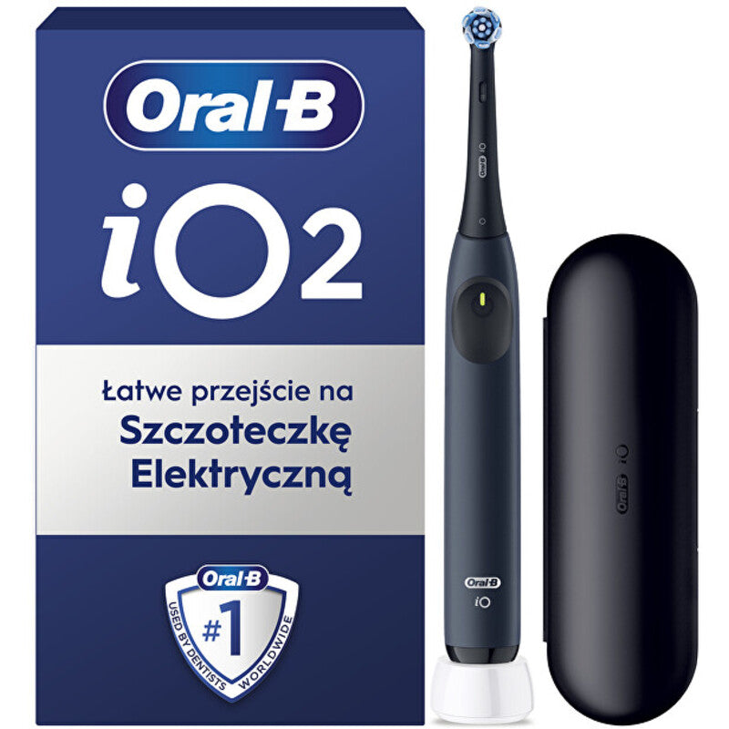 „Oral B iO2“ serijos elektrinis dantų šepetėlis, mėlynas