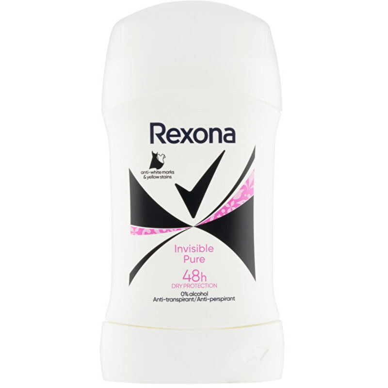 „Rexona Invisible Pure“ antiperspirantas – kietos konsistencijos antiperspirantas