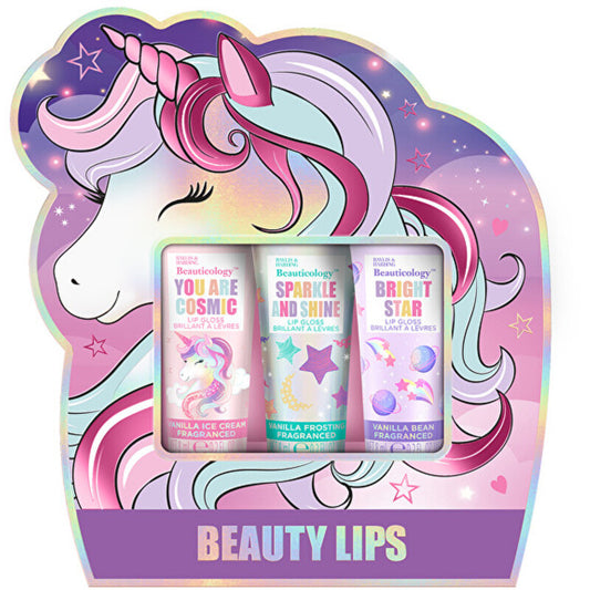 „Baylis & Harding Unicorn“ lūpų blizgių rinkinys (vienaragis) – dovanų rinkinys
