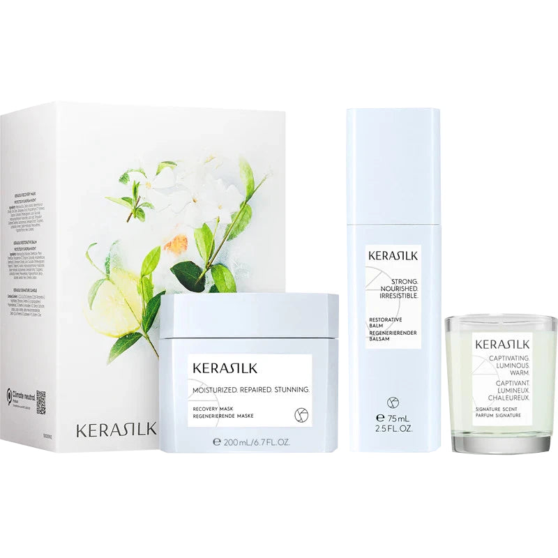 „Goldwell Specialists Recovery Set“ plaukų priežiūros dovanų rinkinys su žvake